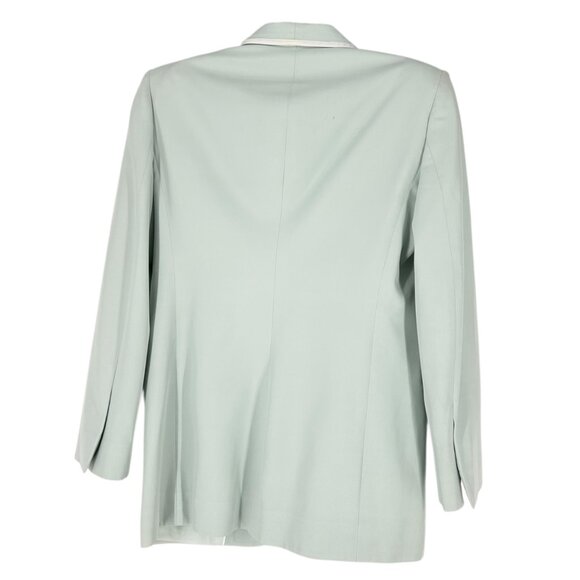 Stella McCartney Mint Green One Button Blazer Jacket - Picture 2 of 12